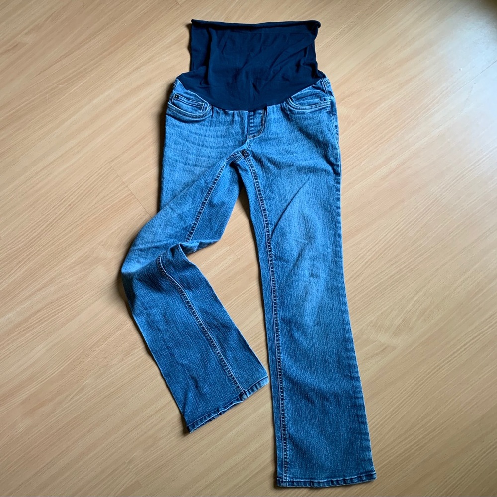 Maternity Full Panel Flare Jeans